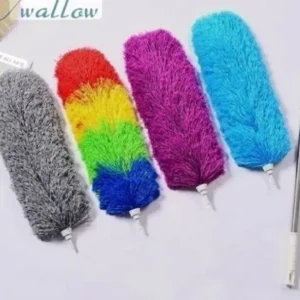 گردگیر رنگی دسته تلسکوپی ۲.۵ متری